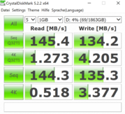 ZenBook Flip 15 - CrystalDiskMark 5 (HDD)