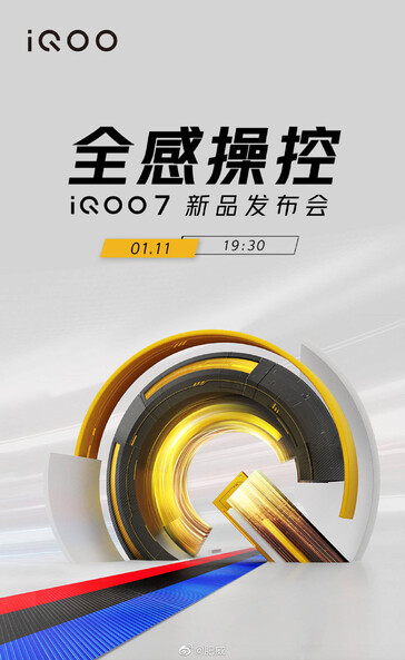 IQOO 7. (Source de l'image : Weibo via @yabhishekhd)