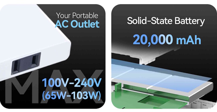 Le Nomad N1 est une banque d'alimentation mince avec prise secteur et batterie à semi-conducteurs (Source : Nomad)
