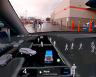 AI DRIVR sur YouTube fait la démonstration de sa Tesla fonctionnant avec la FSD v12 et naviguant dans un parking Costo avec une facilité remarquable. (Source de l'image : AI DRIVR sur YouTube)