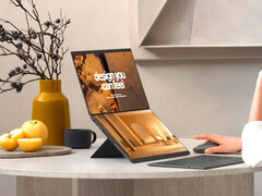 Le Zenbook Duo (2026) est plus petit mais plus puissant que son prédécesseur. (Source de l'image : Asus)