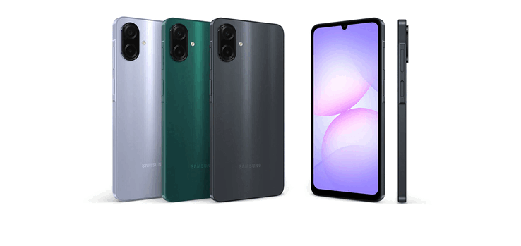 Le Samsung Galaxy A07s disponible en plusieurs coloris