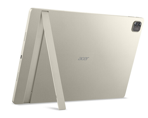 Arrière de l'Iconia A16 doté d'une béquille. (Source de l'image : Acer)