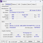 Carte mère CPU-Z
