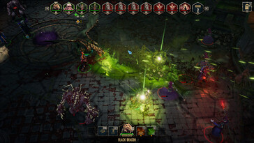 Une image illustrant une bataille dans Disciples: Liberation.