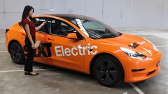 Les Teslas seront progressivement retirées de la flotte de location (image : SIXT)