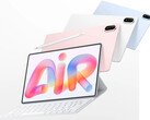 Le MatePad Air 2026 est proposé à partir de 799 € dans l’Union européenne. Photo : image promotionnelle présentant les différentes couleurs et le clavier en option.