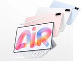 Le MatePad Air 2026 est proposé à partir de 799 € dans l’Union européenne. Photo : image promotionnelle présentant les différentes couleurs et le clavier en option.