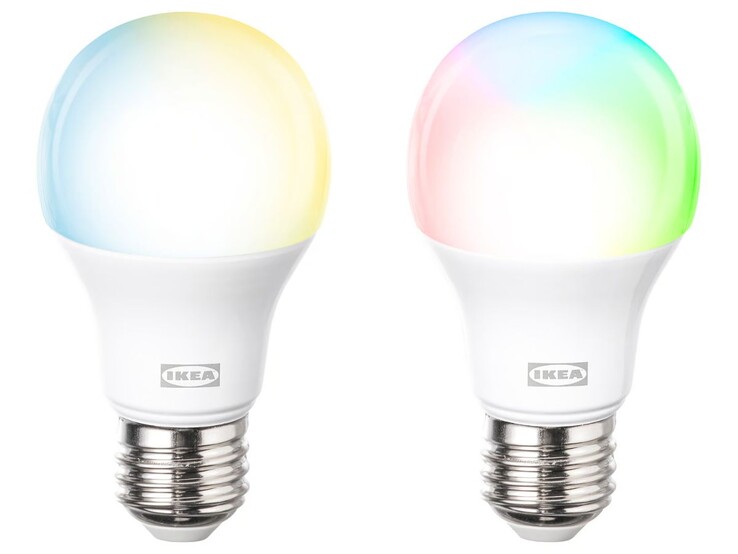 L'ampoule LED IKEA Kajplats E26 smart globe/opal white 