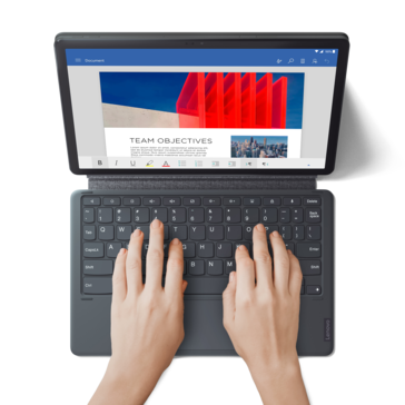 Le Lenovo Keyboard Pack est livré avec un trackpad intégré. (Source de l'image : Lenovo)