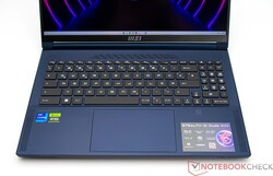 Le clavier du MSI Stealth 16 Studio A13VG