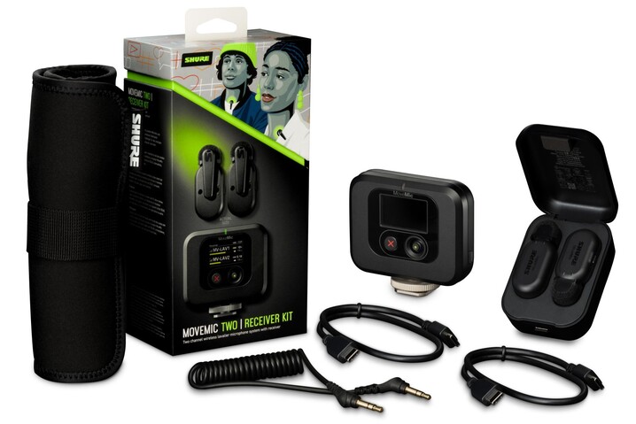 Le kit de réception MoveMicTwo (Image Source : Shure)