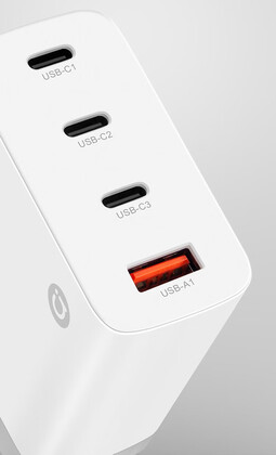 Configuration des ports du chargeur Asus A-Bean 100 W