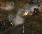 Une image montrant plusieurs mechs dans Iron Harvest, actuellement en vente sur Steam.