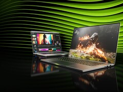 Image promotionnelle d&#039;ordinateurs portables équipés de GPU de la série RTX 50. (Source de l&#039;image : Nvidia)