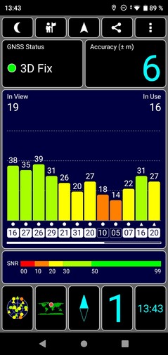 ZTE Blade V10 Vita - GPS à l'extérieur.