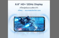 Le TCL K70 Power 4G est doté d'une batterie de 6 500 mAh