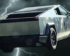 Le prototype Tesla Cybertruck a été repéré à Palo Alto, en Californie, où il était testé sur la voie publique. (Image source : ftronz &amp; Unsplash - édité)