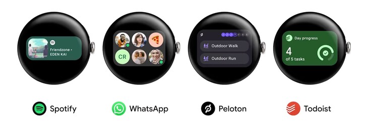 Google Wear OS 7 introduit des widgets très similaires à ceux de Android.
