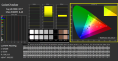 CalMAN - ColorChecker (étalonné)