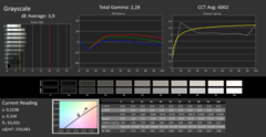 CalMan ColorChecker : Échelles de gris