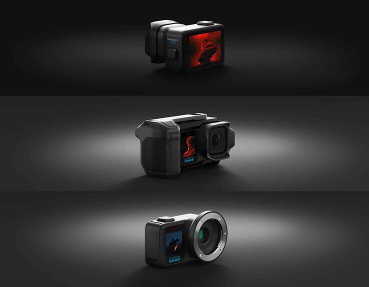  Mission 1, Mission 1 Pro et Mission 1 Pro ILS à objectif interchangeable.