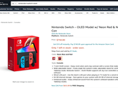 La Switch OLED est disponible... mais avec des réserves. (Source : Amazon)