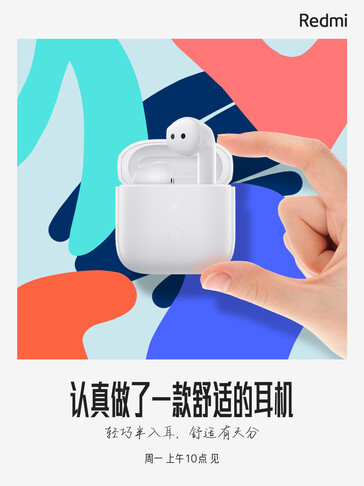 Redmi publie un premier teaser de Buds 3. (Source : Redmi via Weibo)