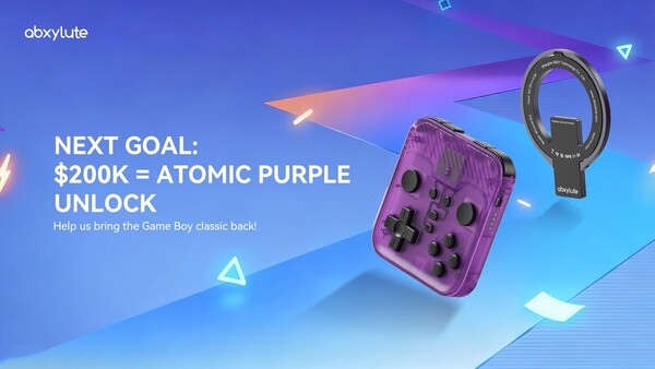 Abxylute commercialisera le contrôleur mobile M4 Snap-On en Atomic Purple si elle reçoit 200 000 dollars de promesses de dons. (Source de l'image : Abxylute)