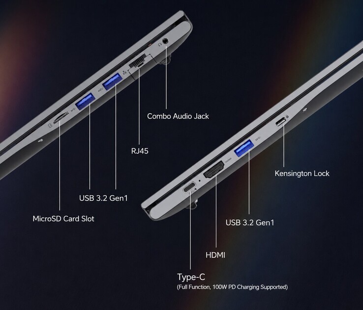Ports de l'Acer Swift Go (traduction automatique)