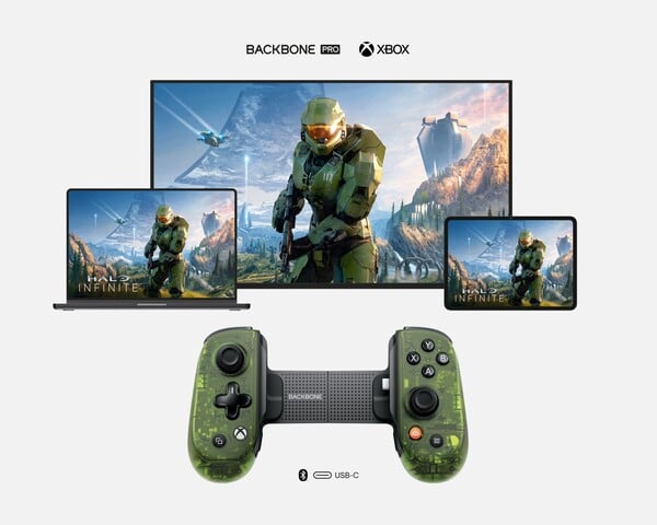 Le Backbone Pro Xbox Edition peut être utilisé comme une manette sans fil car il est doté de la technologie Bluetooth et d'une batterie intégrée. (Source de l'image : Backbone)