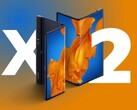 Le Mate X2 sera disponible en au moins deux versions. (Source de l'image : Huawei & Notebookcheck)