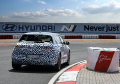 La Ioniq 5 N a été mise à l&#039;épreuve sur la Nordschleife (Image : Hyundai)