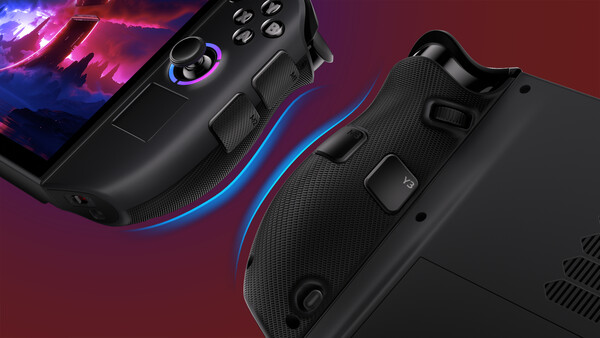 Les nouvelles manettes TrueStike de Lenovo sont dotées de trois séries de boutons personnalisables. (Source de l'image : Lenovo)