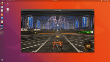 Rocket League sur le ThinkPad.