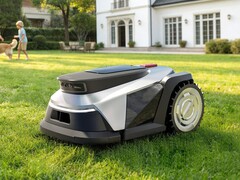 Le robot tondeuse Litheli Skope 800 AI-Vision n'exige pas des propriétaires qu'ils installent des câbles de délimitation avant de tondre la pelouse de manière autonome. (Source de l'image : Litheli)