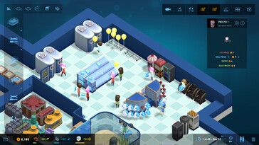 Une image montrant le gameplay de Megaquarium. (Source de l'image : Steam)