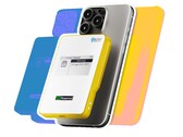 MeshPocket en jaune (Image Source Heltec -edits)