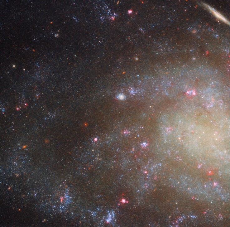 Image du NGC 45 publiée par l'ESA (Source de l'image : ESA)