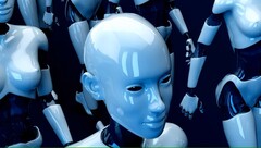 Vous formez l&#039;IA gratuitement à chaque demande. Robot humanoïde générique en photo. (Source de l&#039;image : Vjulien Tromeur - Unsplash)