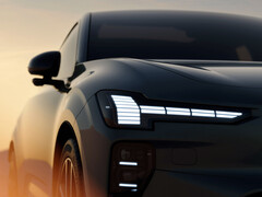 Les phares matriciels à LED du Volvo EX60. (Source de l'image : Volvo)