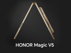 Le Magic V5 de Honor est peut-être fin, mais son boîtier d'appareil photo est très encombrant. (Source de l'image : Honor - modifié)