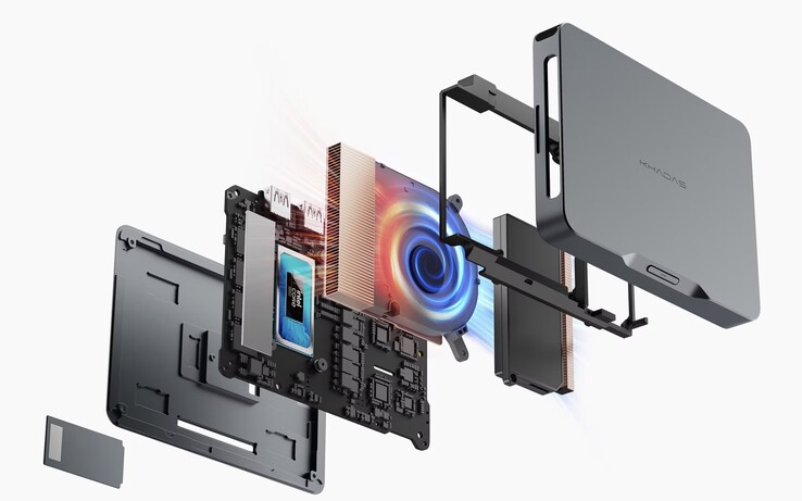 Le Khadas Mind 2s est doté d'un châssis ultra-compact et de multiples voies d'extension. (Source de l'image : Khadas)