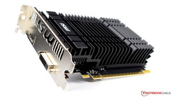 MSI GeForce GT 1030 2GH OC. Exemplaire de test fourni par MSI Allemagne.