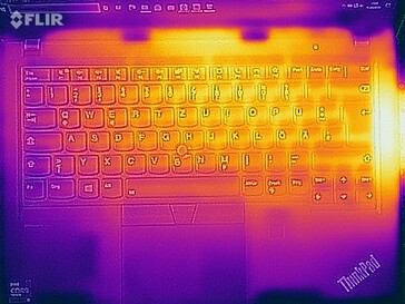 Carte thermique sous charge - Haut