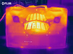 Medion Erazer X6805 - Relevé thermique au-dessous de l'appareil en cas de sollicitations.