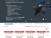 Le Lenovo ThinkPad X1 Nano avec écran 16:10 est en vente aux États-Unis