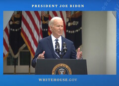 L'administration Biden finalise la mise en place de tarifs douaniers très élevés sur les véhicules électriques, les batteries au lithium, les panneaux solaires et autres produits fabriqués en Chine. (Source : Whitehouse sur YouTube)