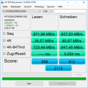 AS SSD SK Hynix 256 Go.