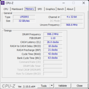 Mémoire CPU-Z